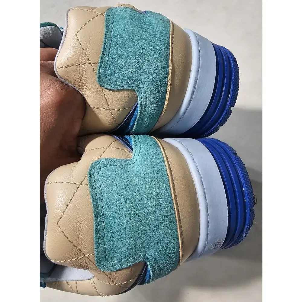 Sia Collective Vulture Sneakers Men's Size 5 Blue Teal Tan Used